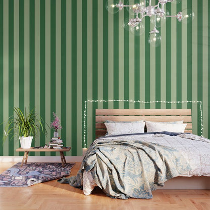 Vertical Stripes Sage Green Vertical Lines Vintage Geometric Retro Tropical Modern Minimal Pattern Wallpaper Gallery Image 3