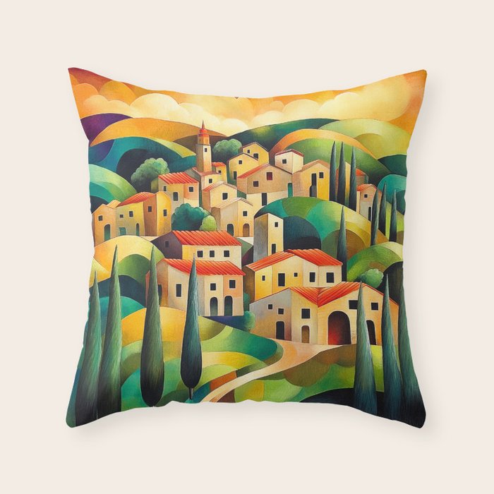 Eternal Tuscany Throw Pillow Gallery Image 4