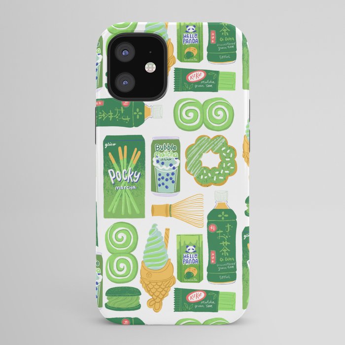Matcha Green Tea Snacks iPhone Case Gallery Image 42