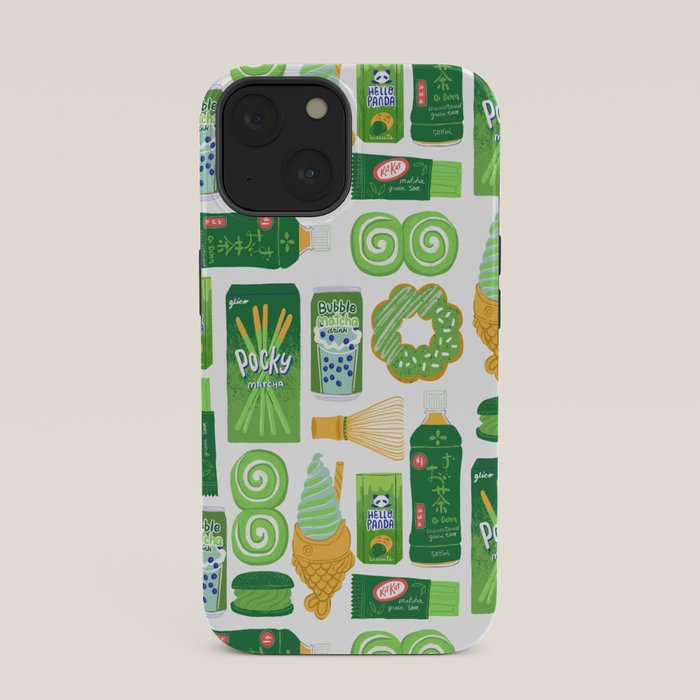 Matcha Green Tea Snacks iPhone Case Gallery Image 33