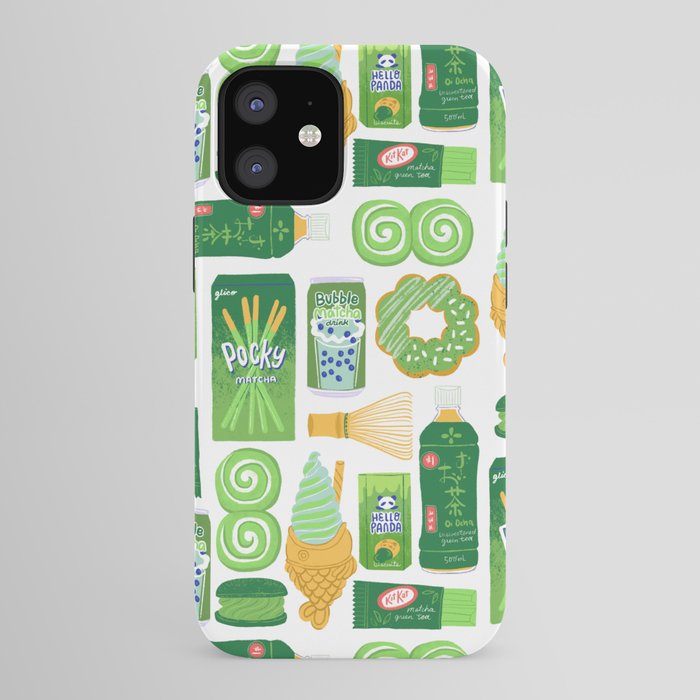 Matcha Green Tea Snacks iPhone Case Gallery Image 41