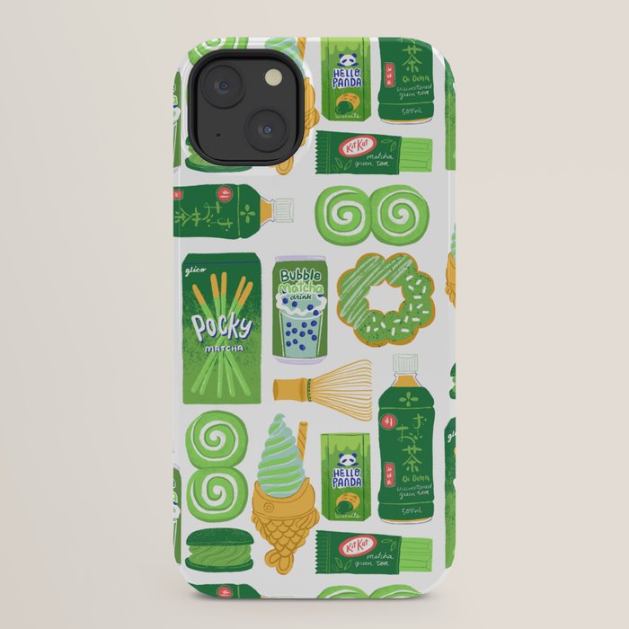 Matcha Green Tea Snacks iPhone Case Gallery Image 30
