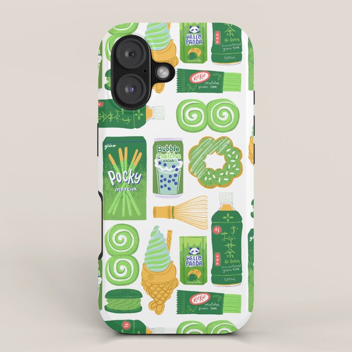 Matcha Green Tea Snacks iPhone Case Gallery Image 1