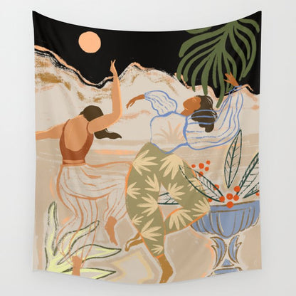 Dance under the Moonlight Wall Tapestry Gallery Image 4