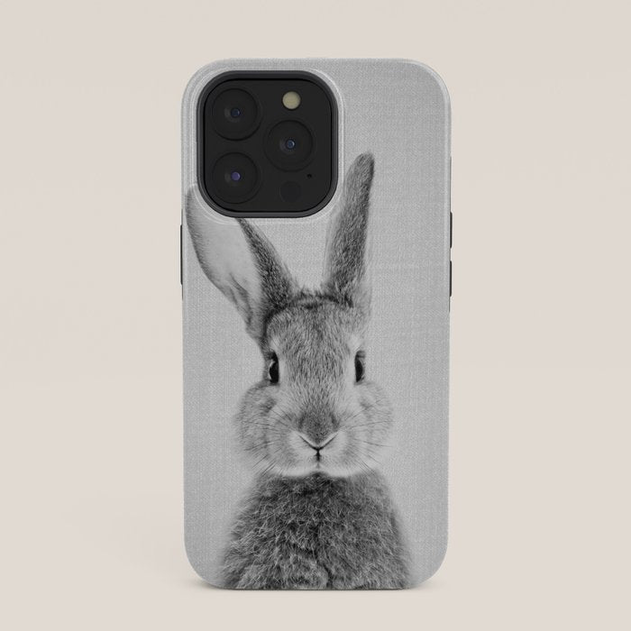 Rabbit - Black & White iPhone Case Gallery Image 35