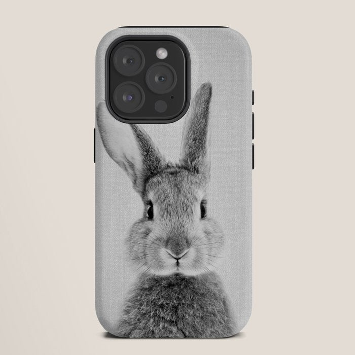 Rabbit - Black & White iPhone Case Gallery Image 11