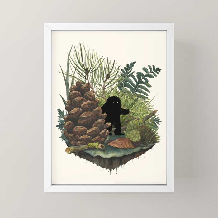 Tiny Sasquatch Mini Art Print Gallery Image 4
