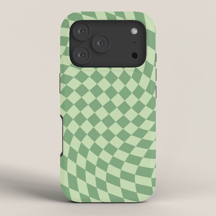 Forest Green Check iPhone Case Gallery Image 3