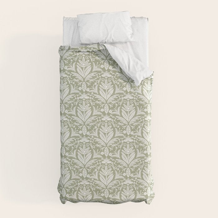 Tropical Paradise . Lush Green Duvet Cover Gallery Image 10