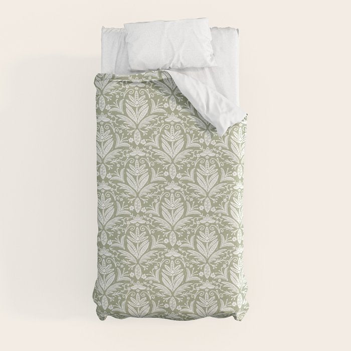 Tropical Paradise . Lush Green Duvet Cover Gallery Image 9