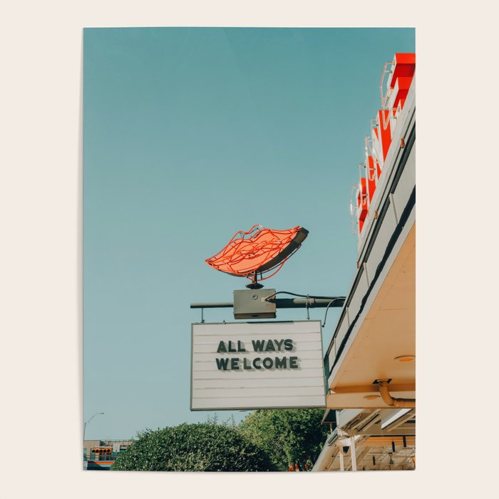 All Ways Welcome Vertical Print Poster Gallery Image 2