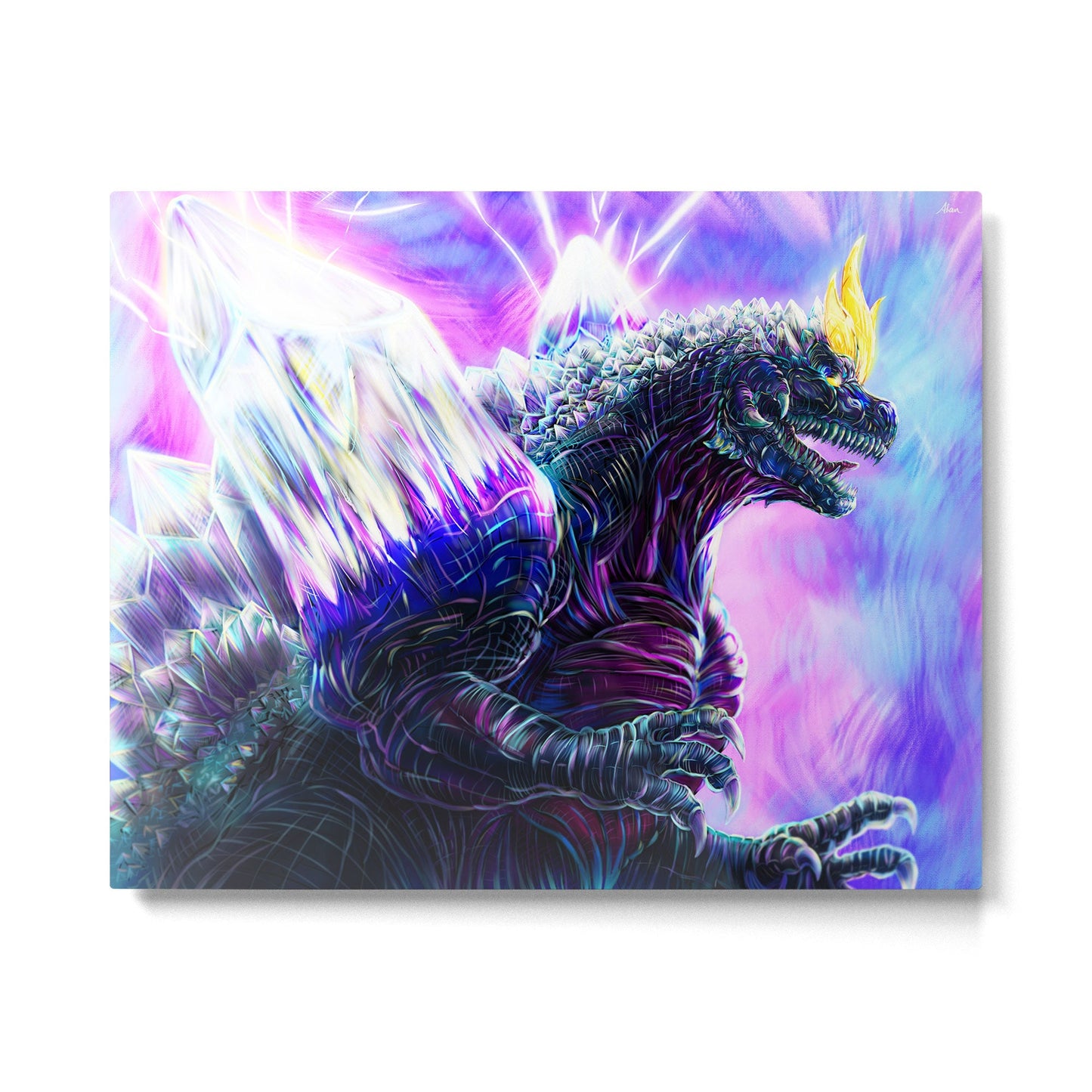 SpaceGodzilla Metal Print Gallery Image 1