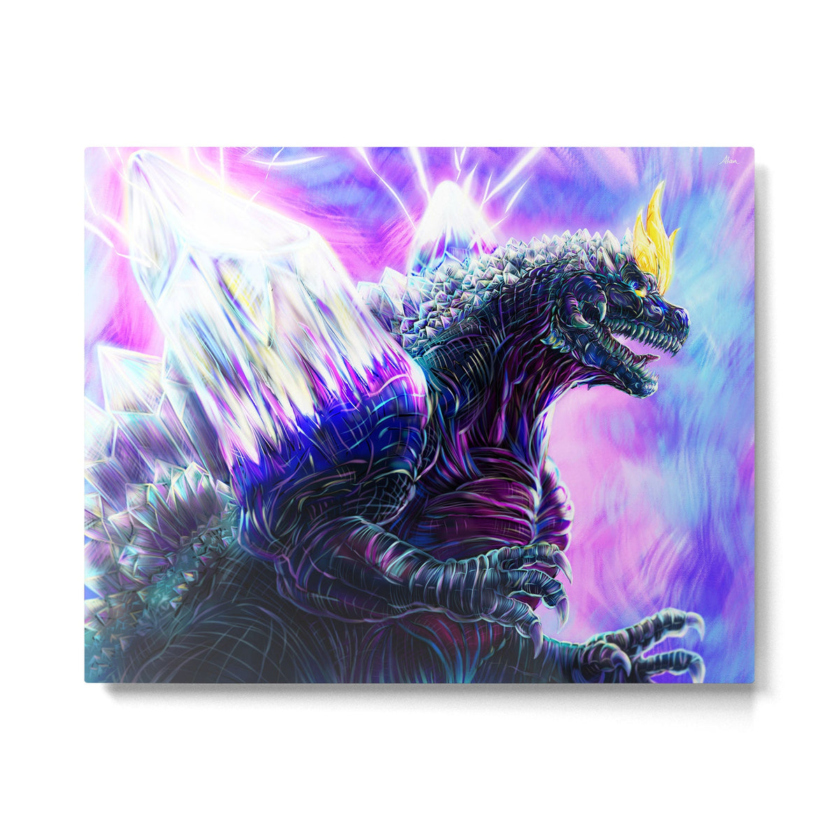 SpaceGodzilla Metal Print Gallery Image 4