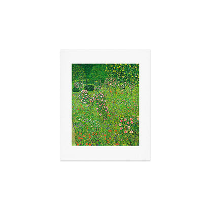 Gustav Klimt "Orchard With Roses" Art Print Gallery Image 1