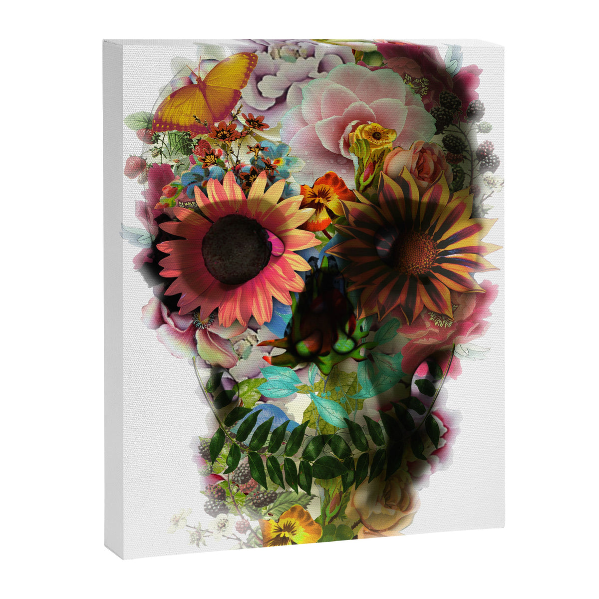 Skull 2 R Canvas Print Gallery Image 3