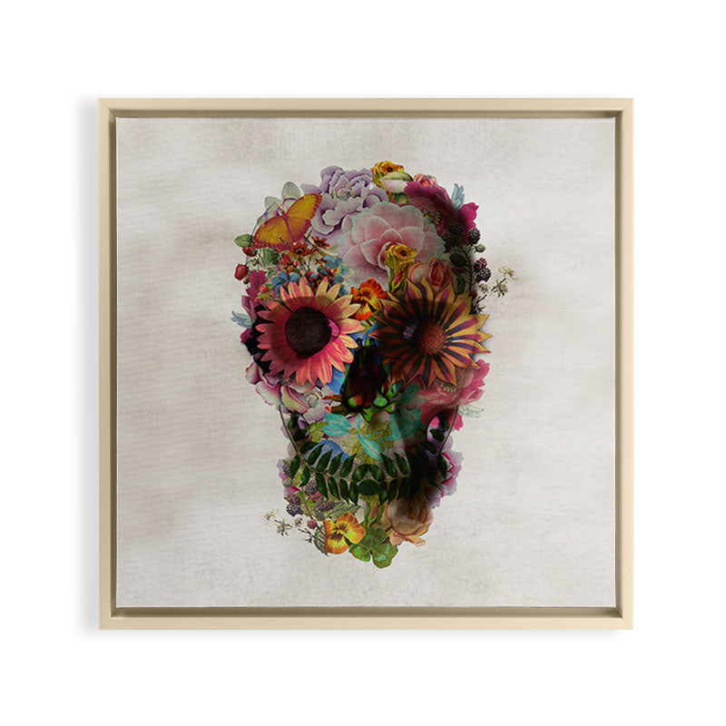 Skull 2 R Framed Canvas Print Gallery Image 20