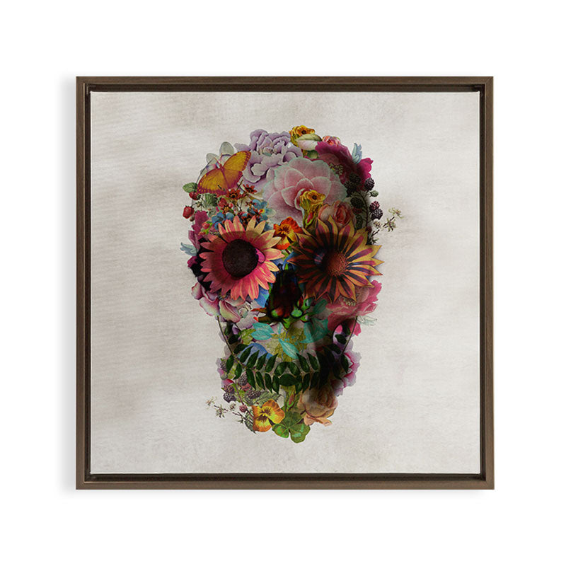Skull 2 R Framed Canvas Print Gallery Image 18