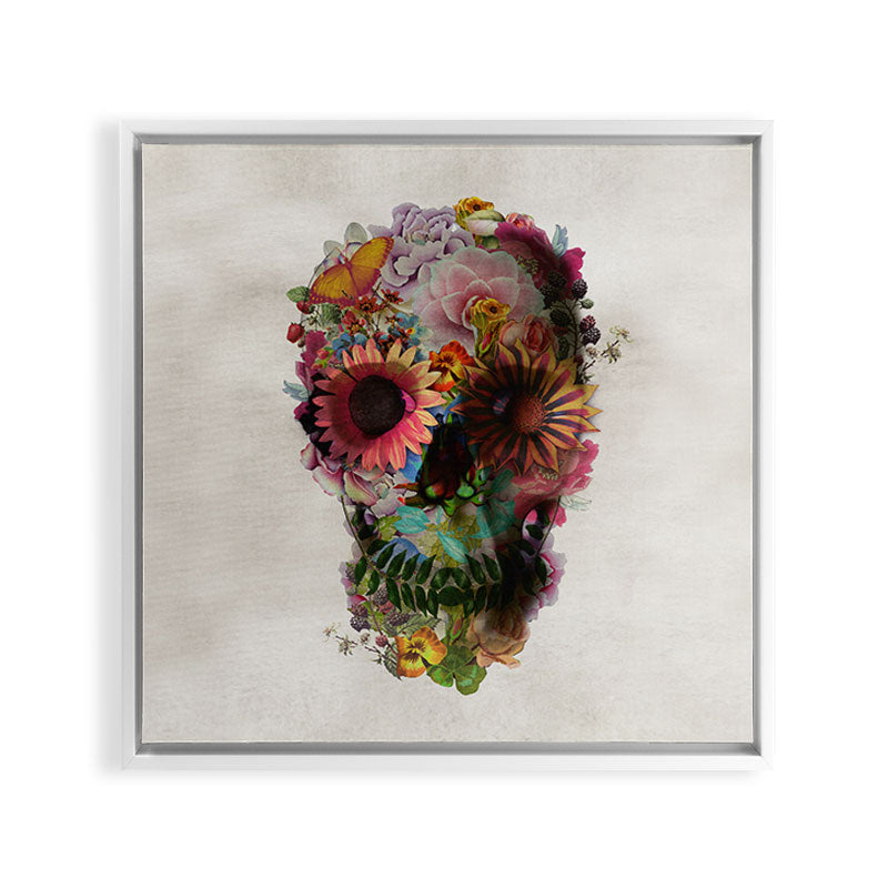 Skull 2 R Framed Canvas Print Gallery Image 29