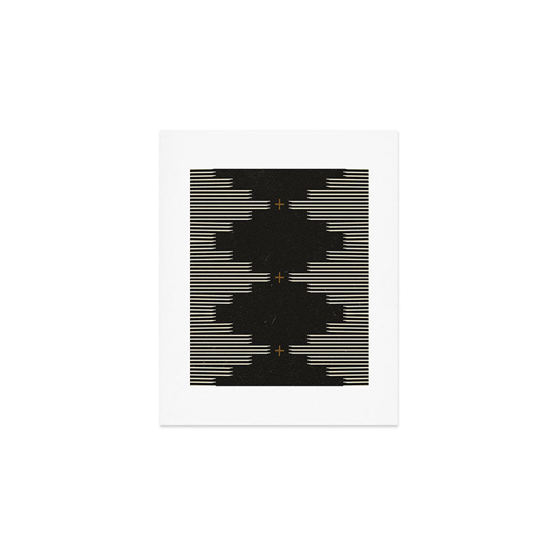 Southwestern Minimalist Black & White Art Print Gallery Image 1