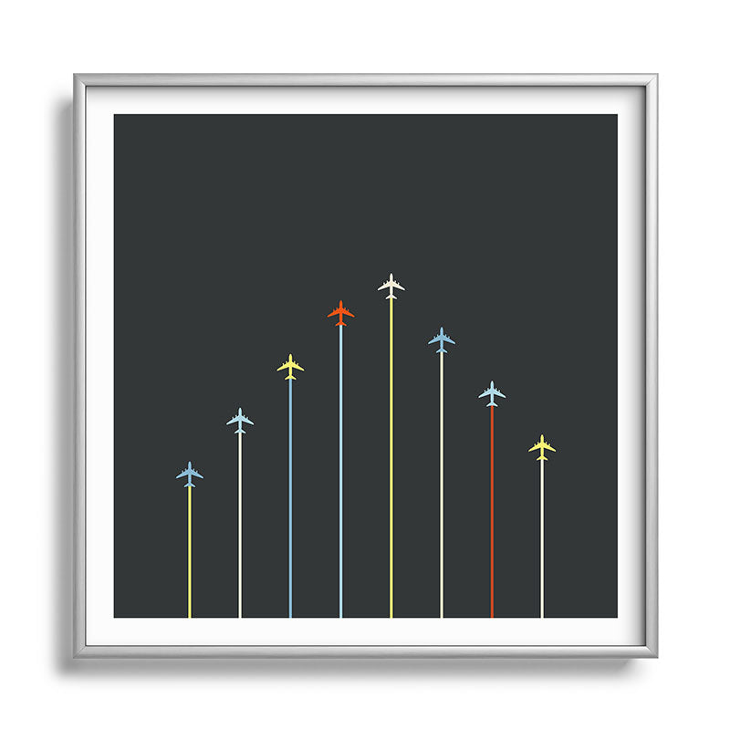 Retro Airplanes 06 Framed Art Print Gallery Image 140