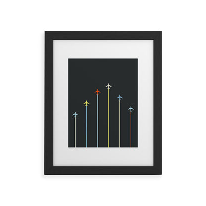 Retro Airplanes 06 Framed Art Print Gallery Image 44