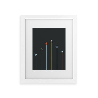 Retro Airplanes 06 Framed Art Print Gallery Image 75