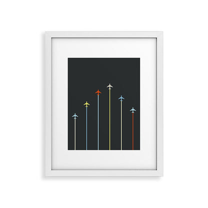 Retro Airplanes 06 Framed Art Print Gallery Image 36