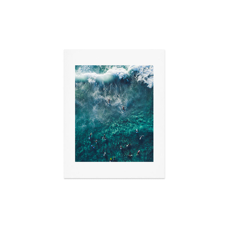 Surfing in the Ocean 2 Art Print Gallery Image 2