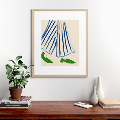 Green Shoes Framed Art Print Gallery Image 49