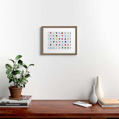 Infinite Polka Daubs Framed Art Print Gallery Image 15