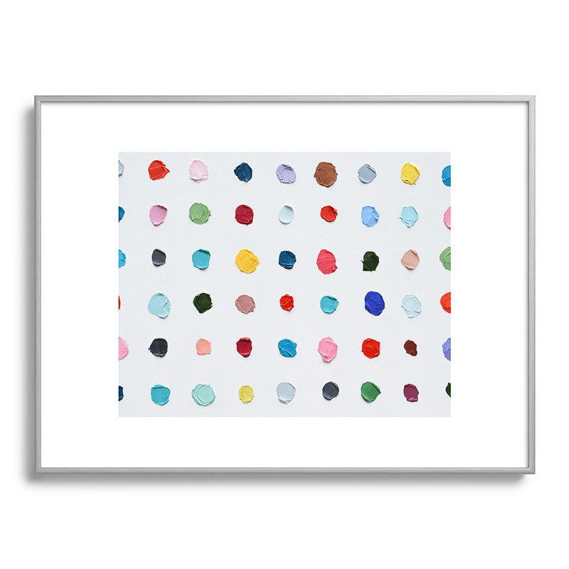 Infinite Polka Daubs Framed Art Print Gallery Image 135