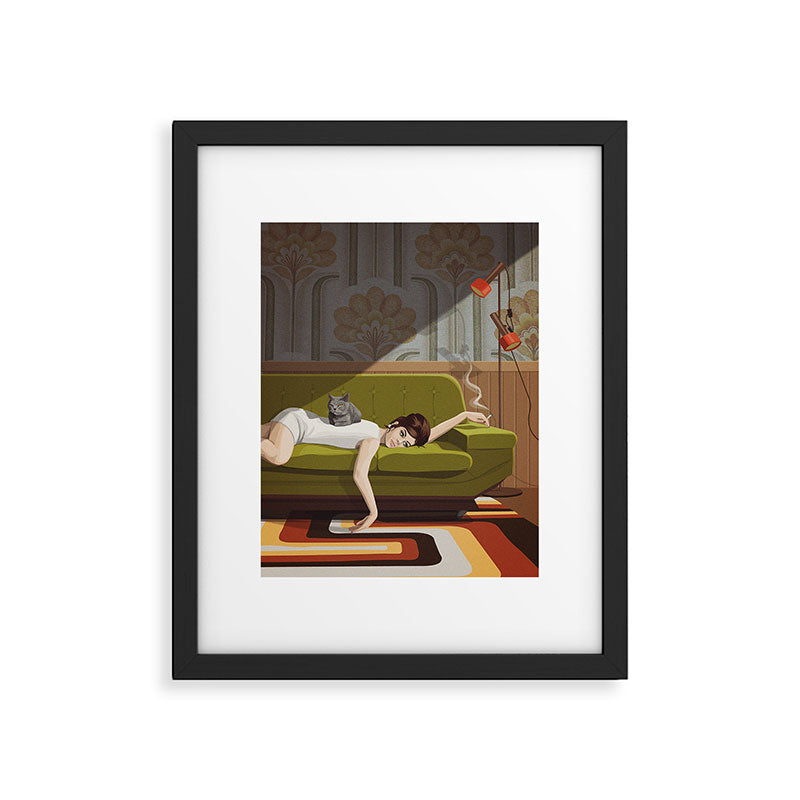 Waiting Game Framed Art Print Gallery Image 2