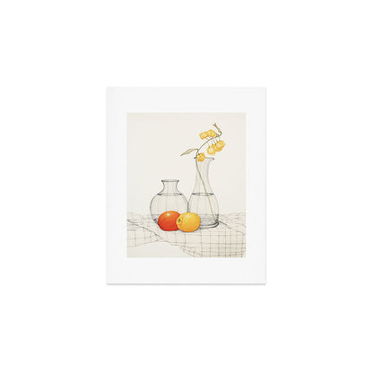 Minimalist Citrus Still Life Fine Art Art Print Gallery Image 1