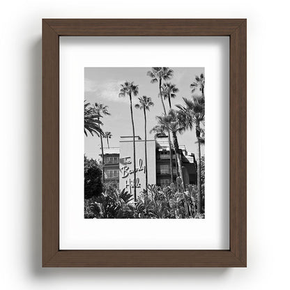 Beverly Hills Hotel, California black and white photograph / black and white photography Framed Art Print Gallery Image 86