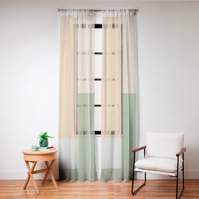 Geometric Abstract 114 Window Curtain Gallery Image 20