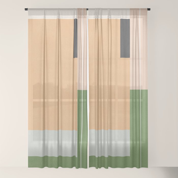 Geometric Abstract 114 Window Curtain Gallery Image 18