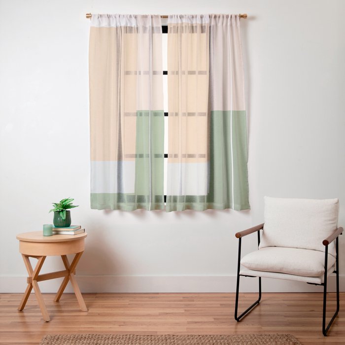 Geometric Abstract 114 Window Curtain Gallery Image 19