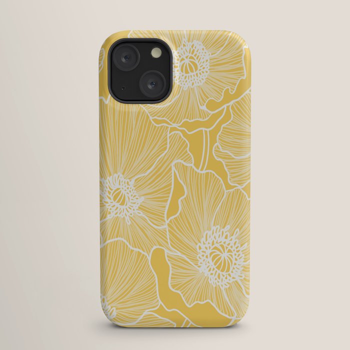 Sunshine Yellow Poppies iPhone Case Gallery Image 17