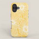 Sunshine Yellow Poppies iPhone Case Gallery Image 1