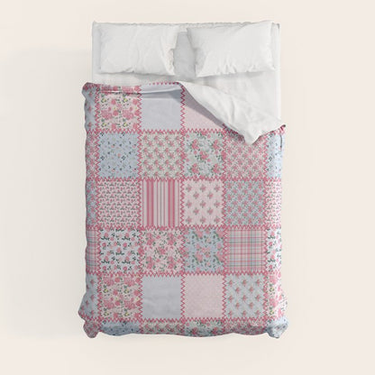 Pretty Pastel Patchwork Duvet Cover Gallery Image 3