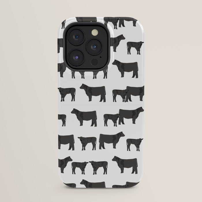 Angus Cattle breed farm gifts must have cow animal iPhone Case Gallery Image 23