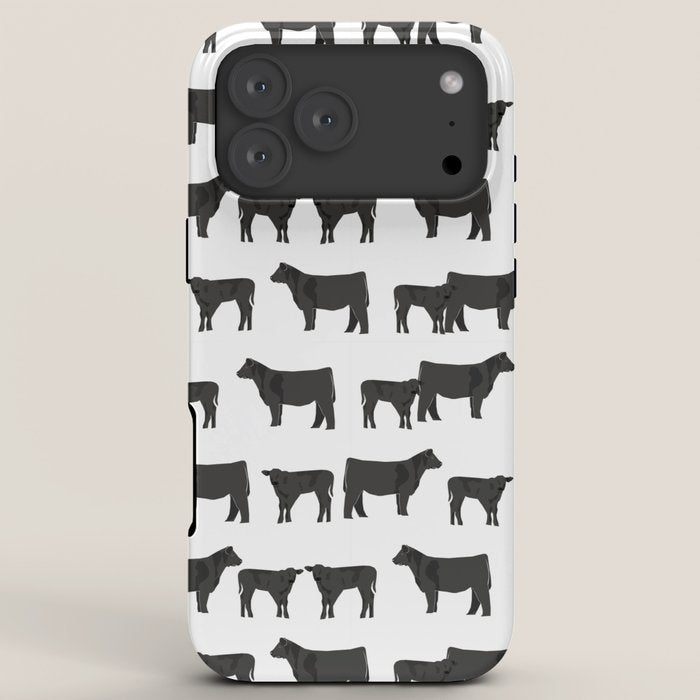 Angus Cattle breed farm gifts must have cow animal iPhone Case Gallery Image 8