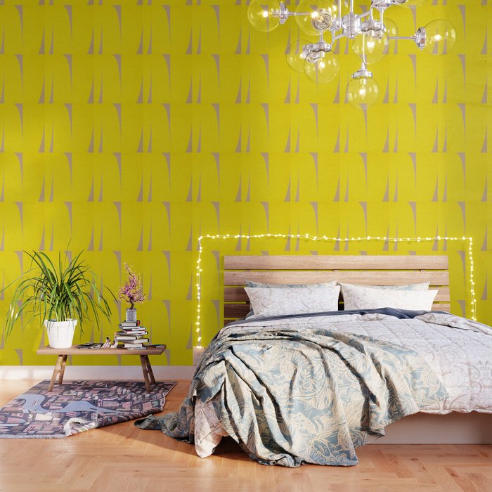 simple abstract shape-04 yellow Wallpaper Gallery Image 3