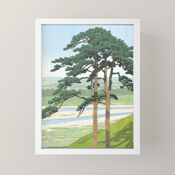 Hasui Kawase, Ruins Of Takiyama Castle, Tokyo - Vintage Japanese Woodblock Print Art Mini Art Print Gallery Image 4