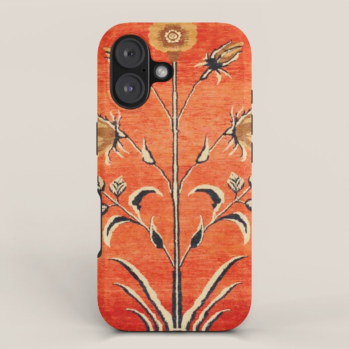 Vintage Floral Persian Rug Print iPhone Case Gallery Image 1