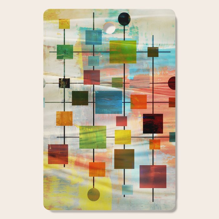 Mid-Century Modern Art 1.3 - Graffiti Style Cutting Board Gallery Image 1