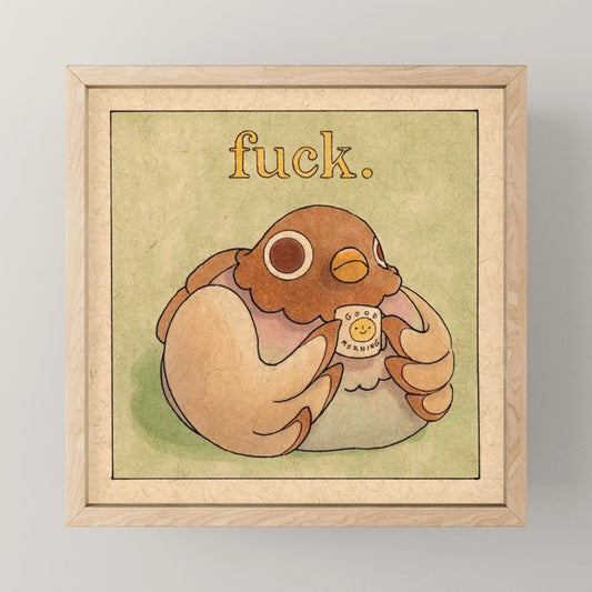 'Fuck' Pigeon 06 Mini Art Print Gallery Image 1