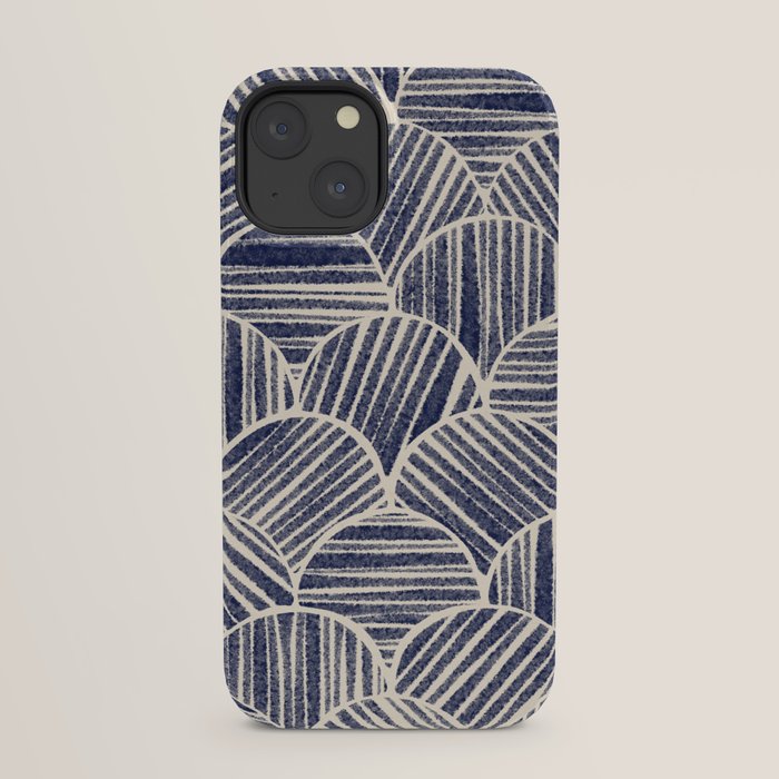 Navy Blue Striped Pattern #2 iPhone Case Gallery Image 21