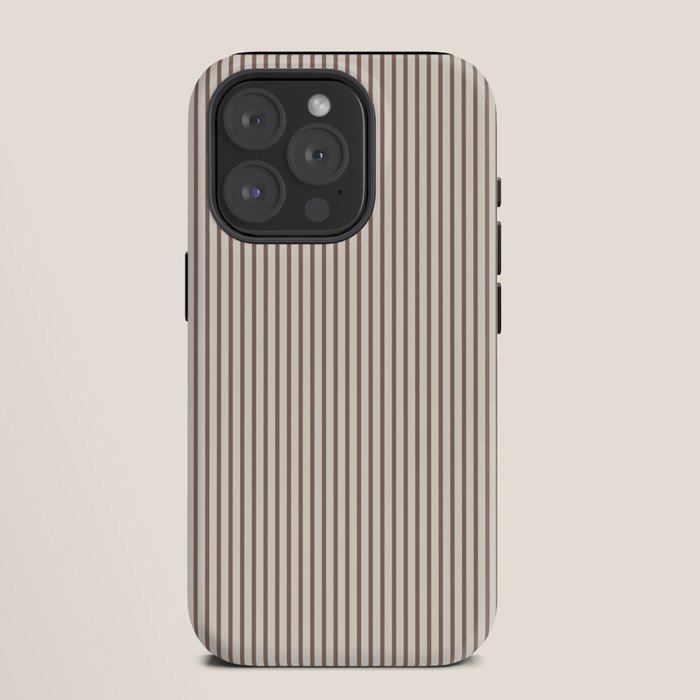 Brown And Cream Striped iPhone Case Gallery Image 11