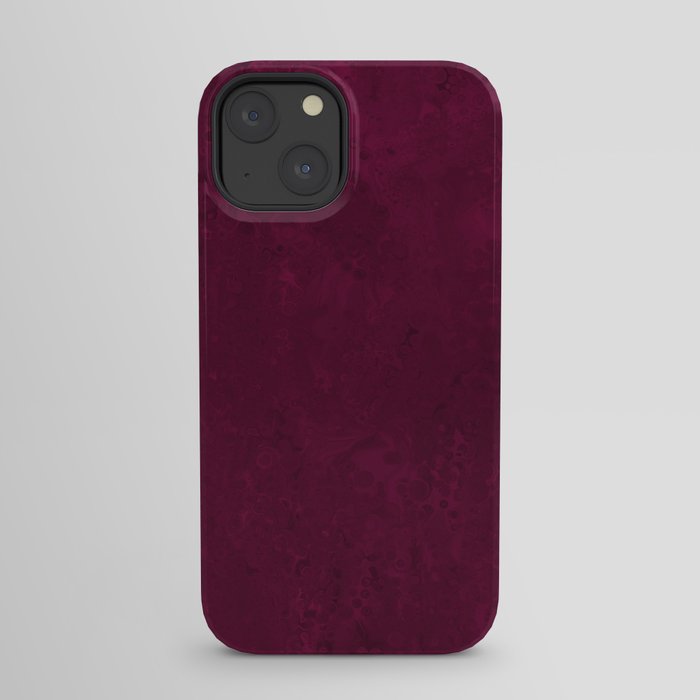 Hand painted modern abstract burgundy marble watercolor iPhone Case Gallery Image 21